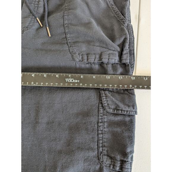 Aritzia Community Cebu Jogger Women Size M (32x28)* Black Tapered Cargo Pull On - Picture 11 of 13